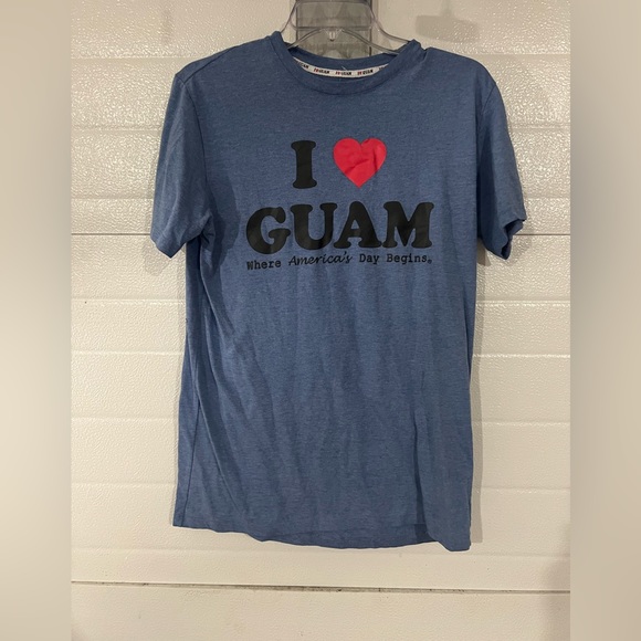 I love Guam unisex t shirt size large - Picture 1 of 4